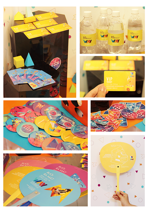 | VIP ticket - waterbottle - badge - sticker - handfan ... for Event |