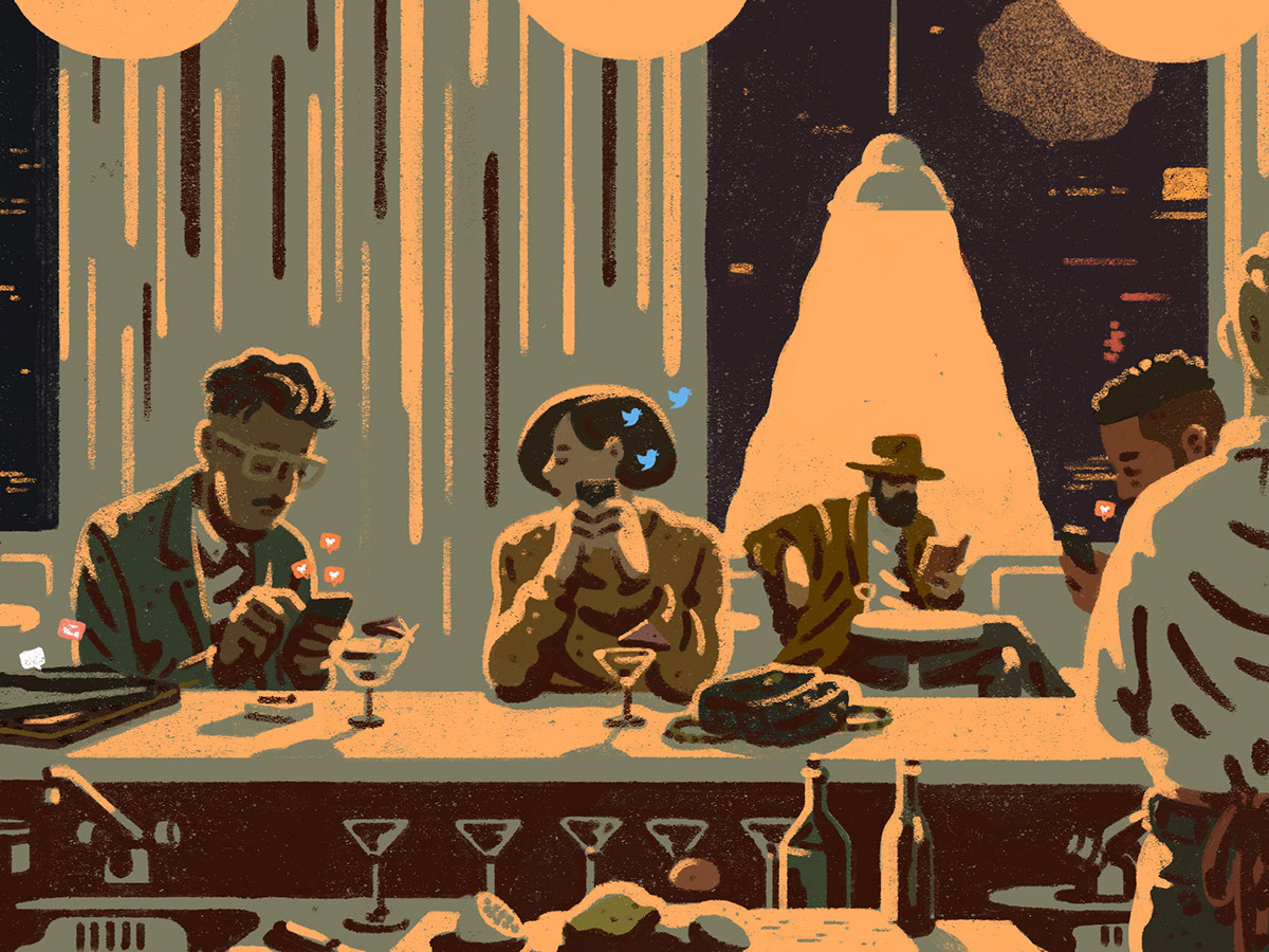 Illustration for Vogue by Jeff Östberg