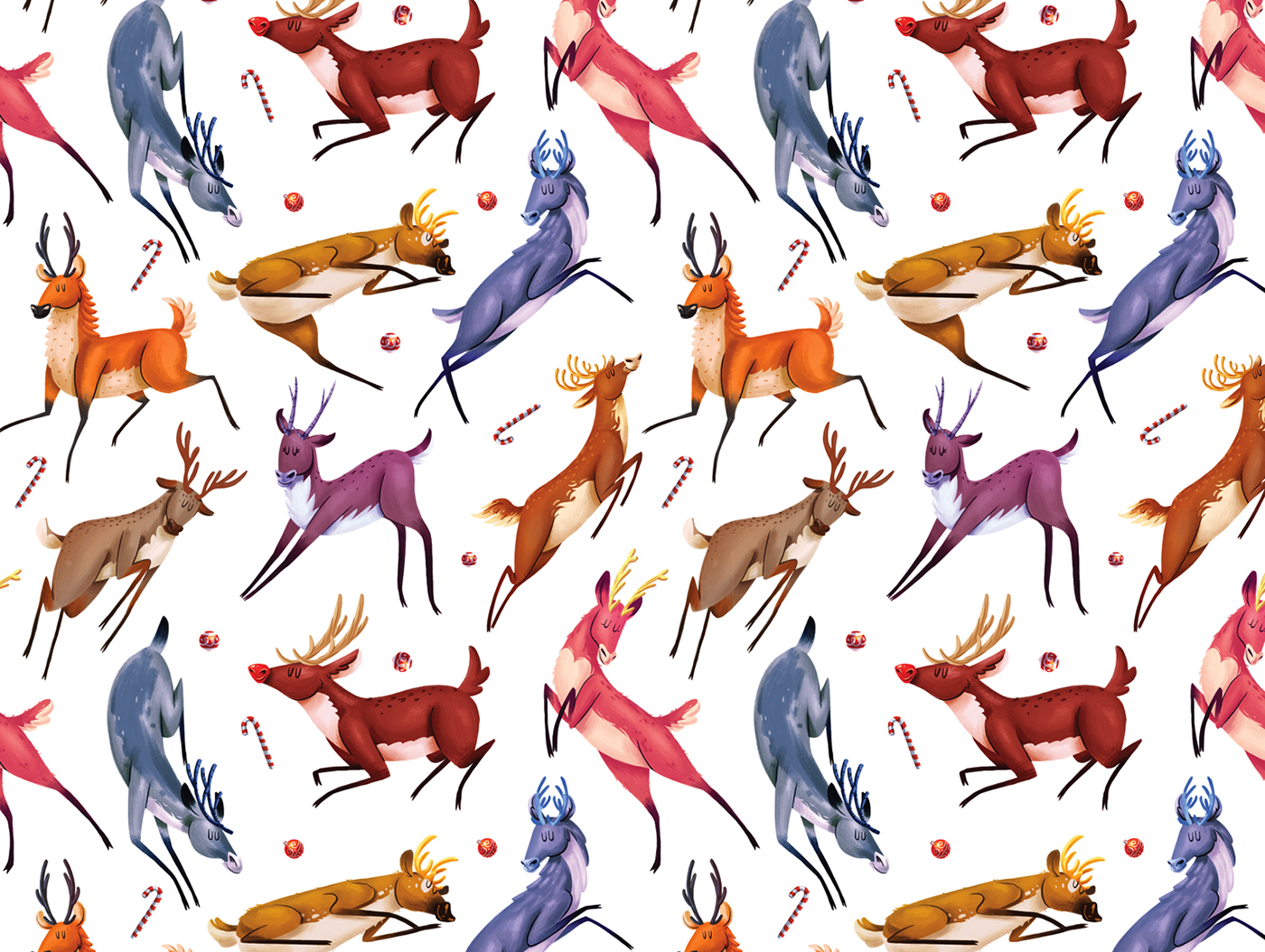 Reindeers by Ioana Sopov