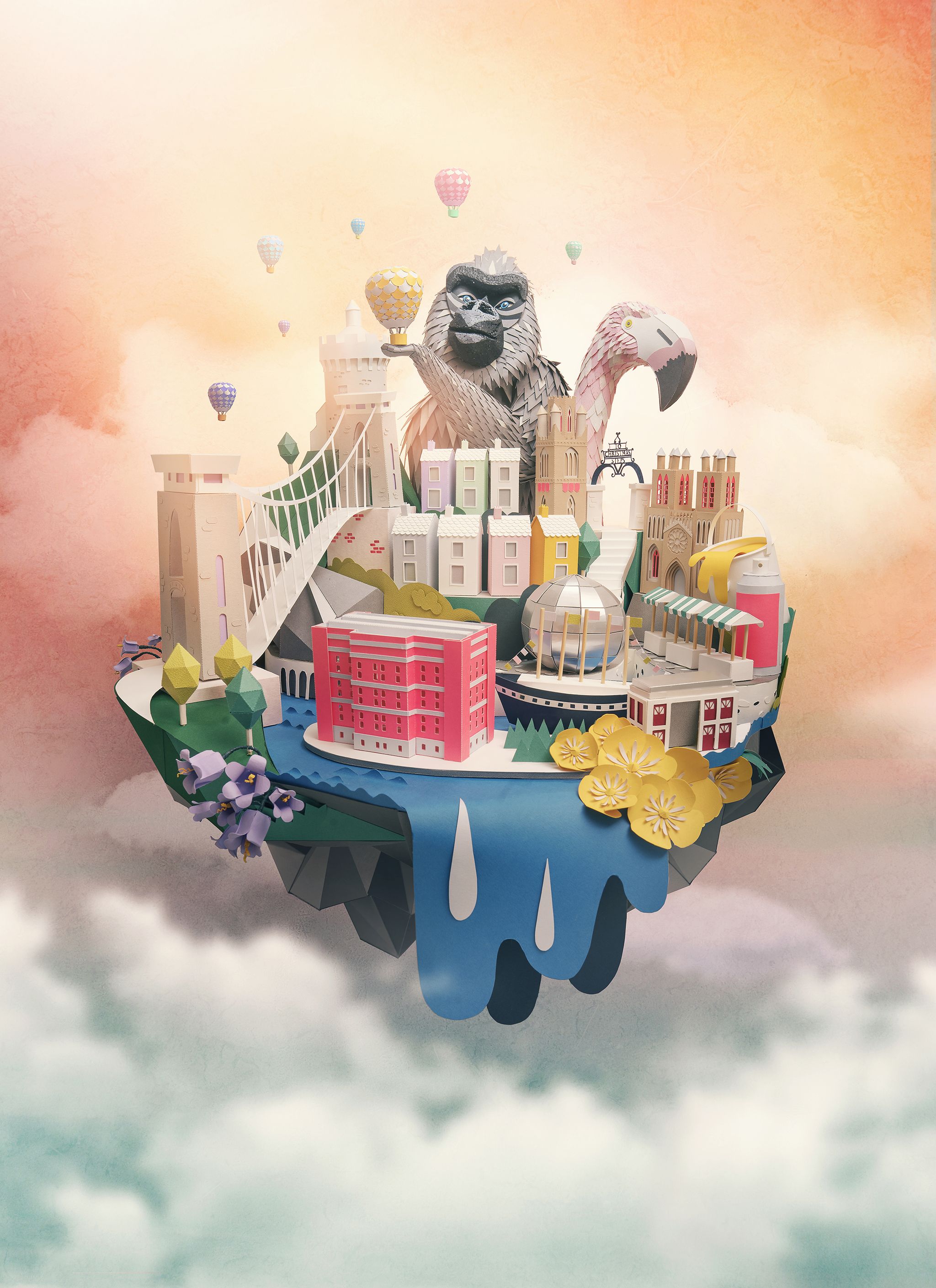 Paper Bristol cho Visit Bristol. Ảnh bởi Mike Foyle